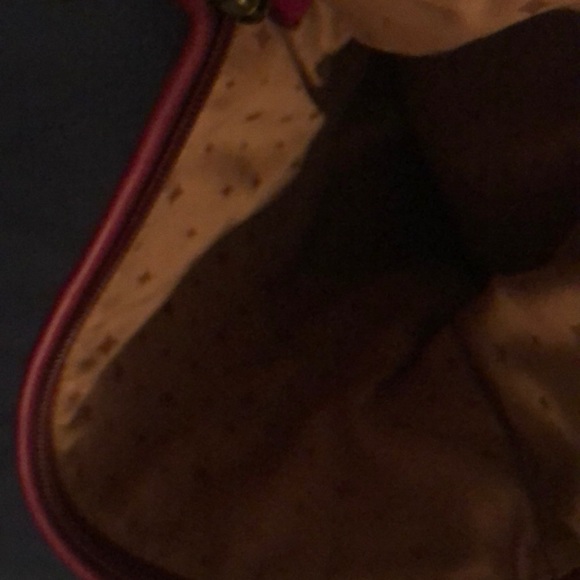 ✔️ Lucky Brand Leather Foldover Hobo EUC - Picture 4 of 6